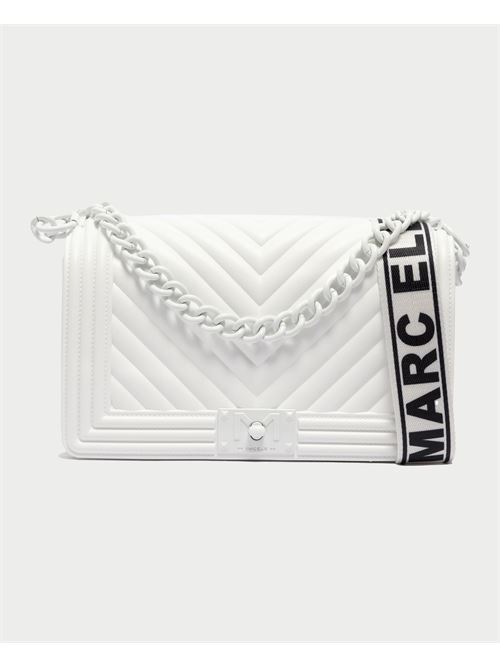 Sac plat moyen de Marc Ellis matelass? MARC ELLIS | FLAT MWHITE/WHITE